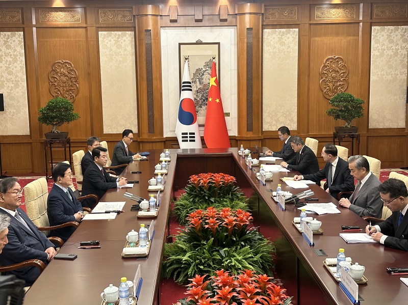 대통령 중국 특사단 일정 수행(8.24-27)